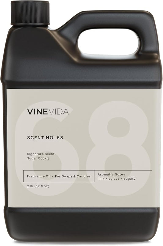VINEVIDA [32oz] Sugar Cookie Fragrance Oil for Candle & Soap Making - Made in USA Natural Candle Scents