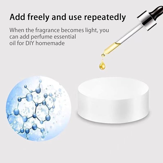 Car Air Freshener Refills, 30 Pcs Individual Package Car Air Vent Clip Replacement Pads Solid Fragrance Scent Air Freshener Refill Tablets (Rose)