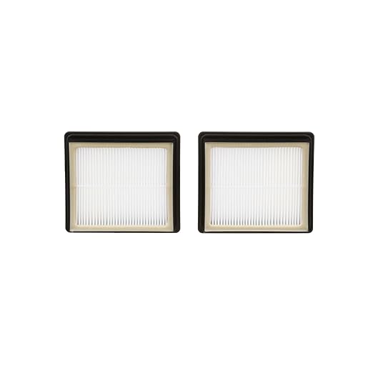 ProTeam 107315 HEPA Replacement Filter Twin Pack, HEPA Media Vacuum Filter , White
