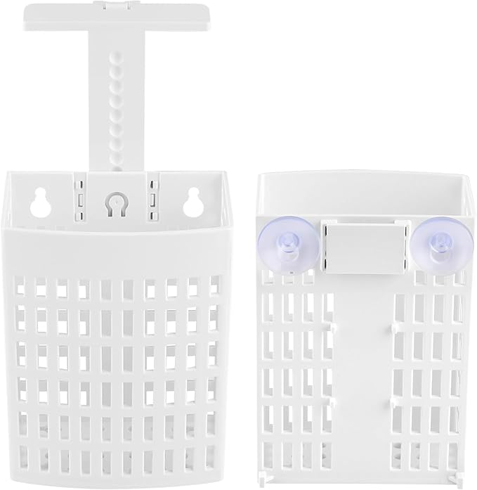 2 Pcs Toilet Tank Cleaner Caddy with Adjustable Hook, Toilet Cleaning Tablet Holder, Toilet Tank Carrier for Blue Tablets & Bleach Pods