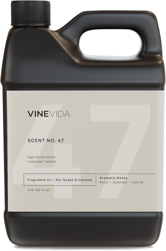 VINEVIDA [32oz] Lavender Vanilla Fragrance Oil - Candle/Soap Making Scents - Natural, Made in USA