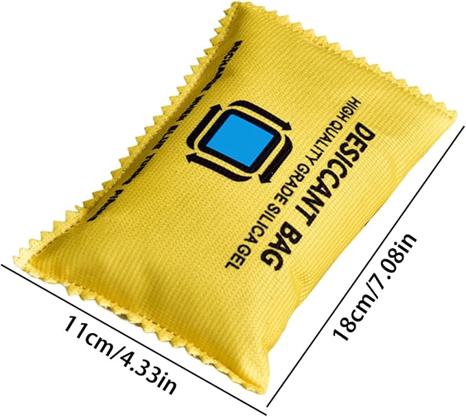 Car Dehumidifier, Silicone Beads Leak-Proof Moisture Absorbers, Reusable Fast Reactivated Desiccant Packets for Windscreens Interior Closet Basement Garage Household, Car Moisture Control, H