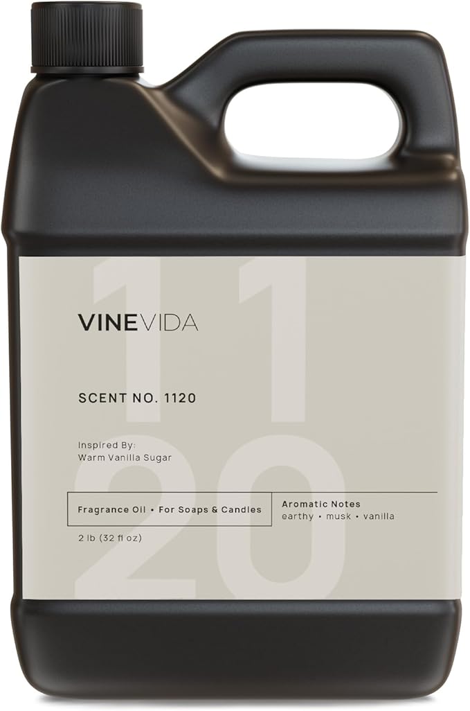 VINEVIDA [32oz] Warm Vanilla Sugar Fragrance Oil for Candle Making and Soap Making - Premium Candle Scents for Soy Candles