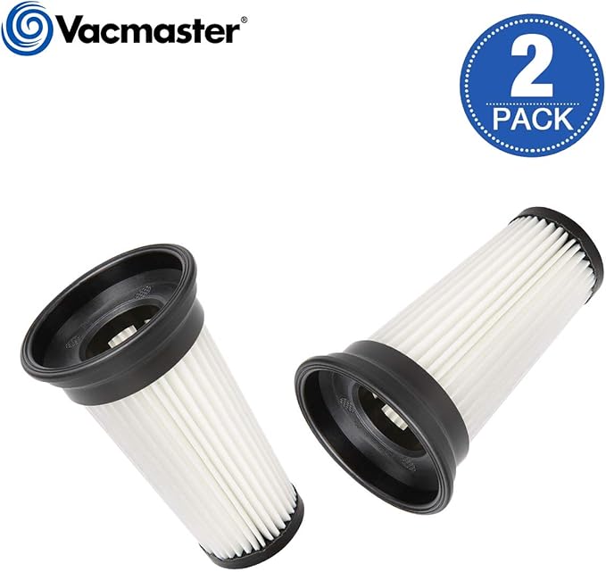 Vacmaster 2 pcs HEPA Filter Washable & Reusable Vacuum Replacement Filter for Stick Vacuum Cleaner fits Model VSD1801 & VSD1001