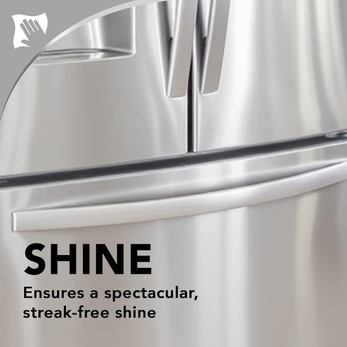Weiman Disinfecting Stovetop Cleaner & Stainless Steel Cleaner - 22 Ounce - Daily Appliance Kitchen Cleaning Kit