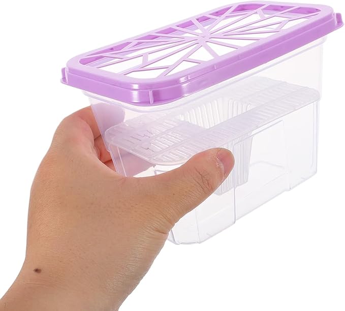 Amosfun 4 Pack Empty Moisture Absorber Boxes Reusable Plastic Holders for Home Wardrobe Cabinet Use Compact for Use