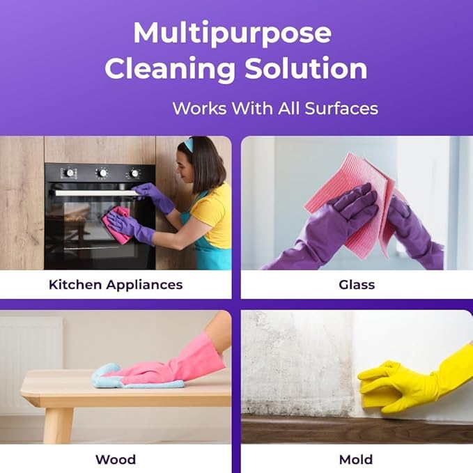 Clean Spray Cleaner for Ovens - Multipurpose Foam Cleaning System - The Solution for Every Stain, All-Purpose Cleaning Spray with Concentrated Cleaning Tablets (1Bottle+24PCS Tablets)