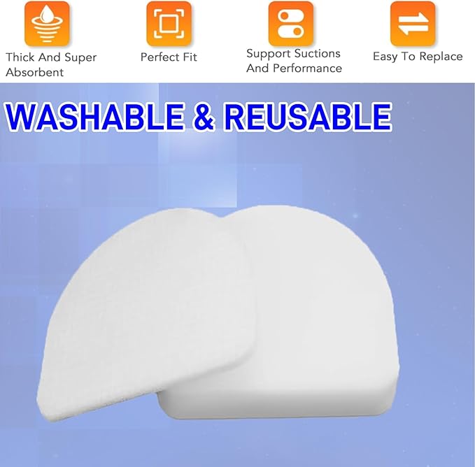 Shark AZ4002 Replacement Parts Filter Compatible with Shark AZ4000 AZ4002 AZ4000C AZ4002W Detect Pro Max Upright Vacuum - 1 HEPA Filters 3 Foam & Felt Filters 1 Cleaning Brush