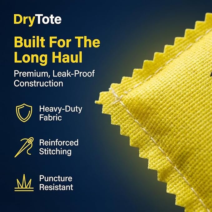 DryTote Rechargeable Desiccant Pack (Pack of 25), Ultimate Moisture Absorption, Color Change Indicator, Safe Storage Protection, Large Capacity 200 Gallons, 100g, Yellow