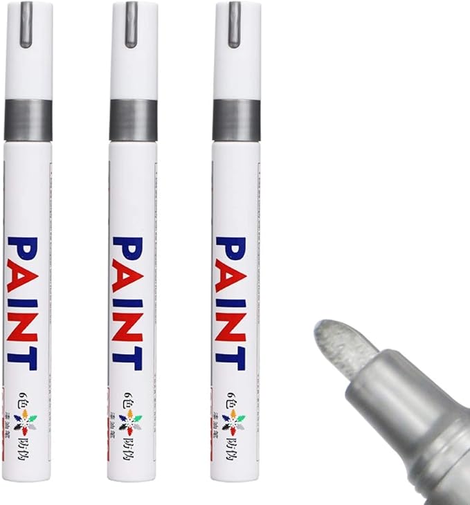 3Pcs Tile Marker Repair Wall Pen White Grout Marker Odorless Non Toxic for Tiles Floor and Tyre Suitable Car Painting Mark Pen