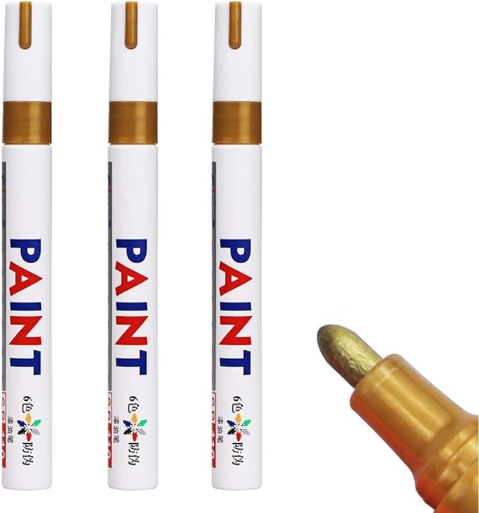 3Pcs Tile Marker Repair Wall Pen White Grout Marker Odorless Non Toxic for Tiles Floor and Tyre Suitable Car Painting Mark Pen