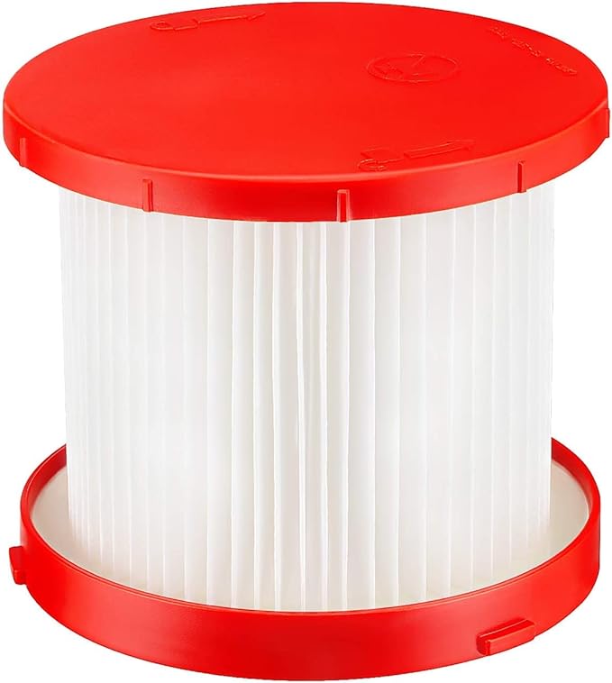 2 Pack Wet Dry Vacuum HEPA Filter Replacement 49-90-1900 Compatible with Milwaukee Cordless Vacuum - for Milwaukee Cordless M18 0780-20 0880-20