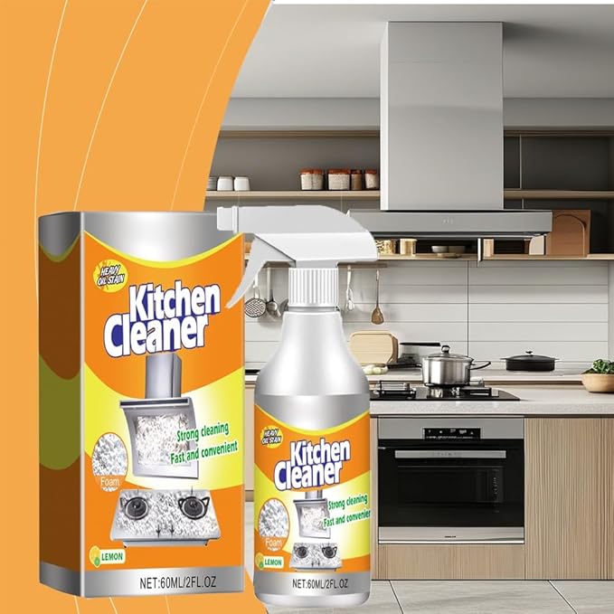 Mytrendyes Kitchen Foam Cleaner, Powerful All-Purpose Grease Remover, Multifunctional Foam Spray for Pots, Pans, Stovetops & Appliances, Deep Cleaning & Deodorizing Kitchen Cleaner (3)