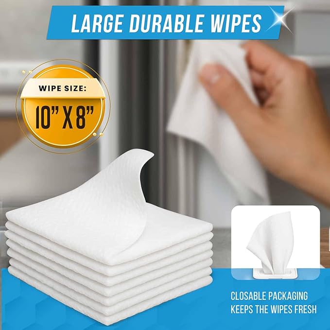 ACTIVE Appliance Cleaner Wipes and Pet Odor and Stain Eliminator - Includes 24pk Appliance Surface Wipes and 32oz Pet Spray Enzyme Cleaner