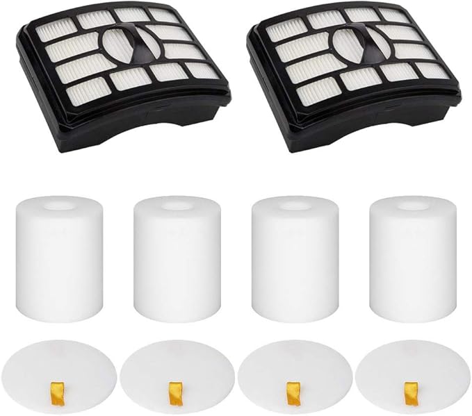2 + 4 Pack Vacuum Filters Replacement Compatible for Shark Rotator Pro Lift-Away NV500, NV501, NV502, NV503, NV505, NV510, NV520, NV552, UV560, NV642, ZU780, ZU782, ZU785, Part Xff500 Xhf500