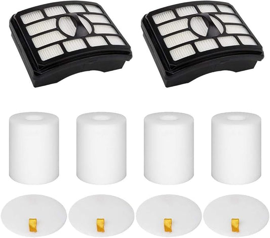 2 + 4 Pack Vacuum Filters Replacement Compatible for Shark Rotator Pro Lift-Away NV500, NV501, NV502, NV503, NV505, NV510, NV520, NV552, UV560, NV642, ZU780, ZU782, ZU785, Part Xff500 Xhf500