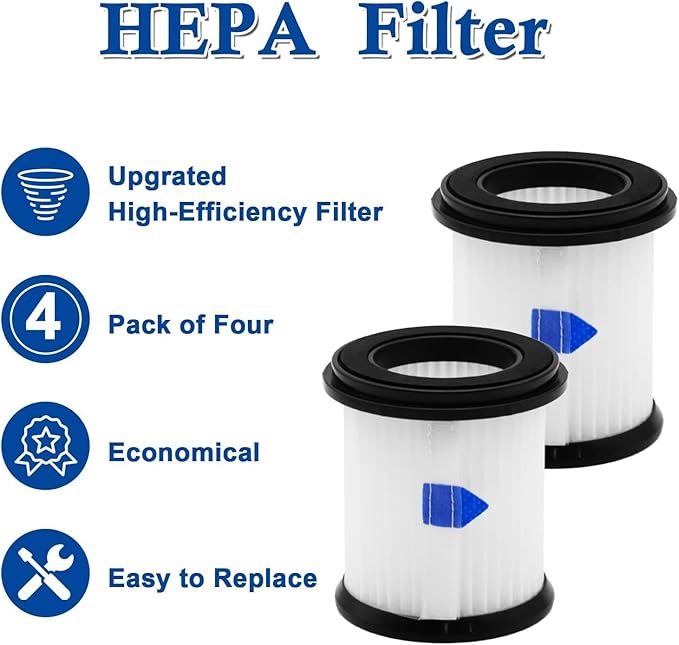 ilovelife 6PCS HEPA Filter with Mesh Filter Replacement for INSE N5S N5T S6T S6P Pro S610/TMA T120 T121 T151 T150 T220 T210 T181 T180 T220 Cordless Vacuum Cleaner