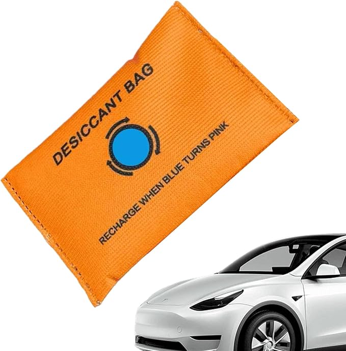 Car Dehumidifier, Silicone Beads Leak-Proof Moisture Absorbers, Reusable Fast Reactivated Desiccant Packets for Windscreens Interior Closet Basement Garage Household, Car Moisture Control, H