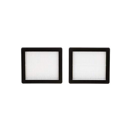 ProTeam 107315 HEPA Replacement Filter Twin Pack, HEPA Media Vacuum Filter , White