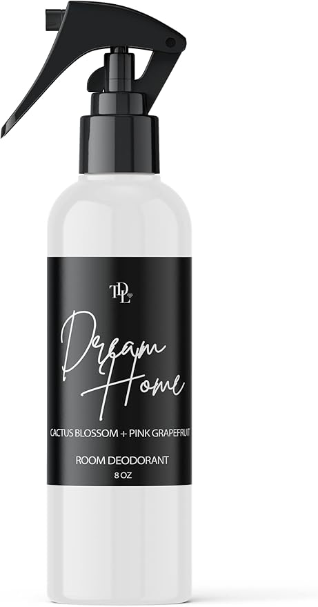 Home "DREAM HOME" Cactus + Grapefruit Room Deodorant |Non-Aerosol Aromatic Mist | Plant Based Formula | Safe Odor Eliminator Freshener for Fabric/Linen, Furniture, or Air | 5.0 oz