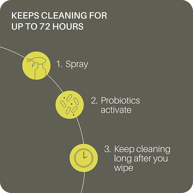 Everneat Concentrated Surface Cleaner - Lift | Lemongrass, Rosemary & Lemon | Plant-Based, Multi-Surface | 1 oz Concentrate + Just Add Water