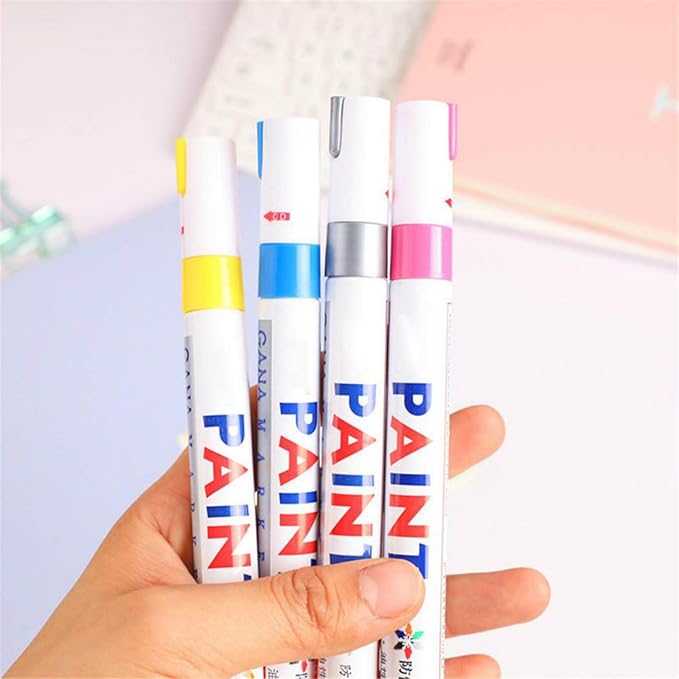3Pcs Tile Marker Repair Wall Pen White Grout Marker Odorless Non Toxic for Tiles Floor and Tyre Suitable Car Painting Mark Pen