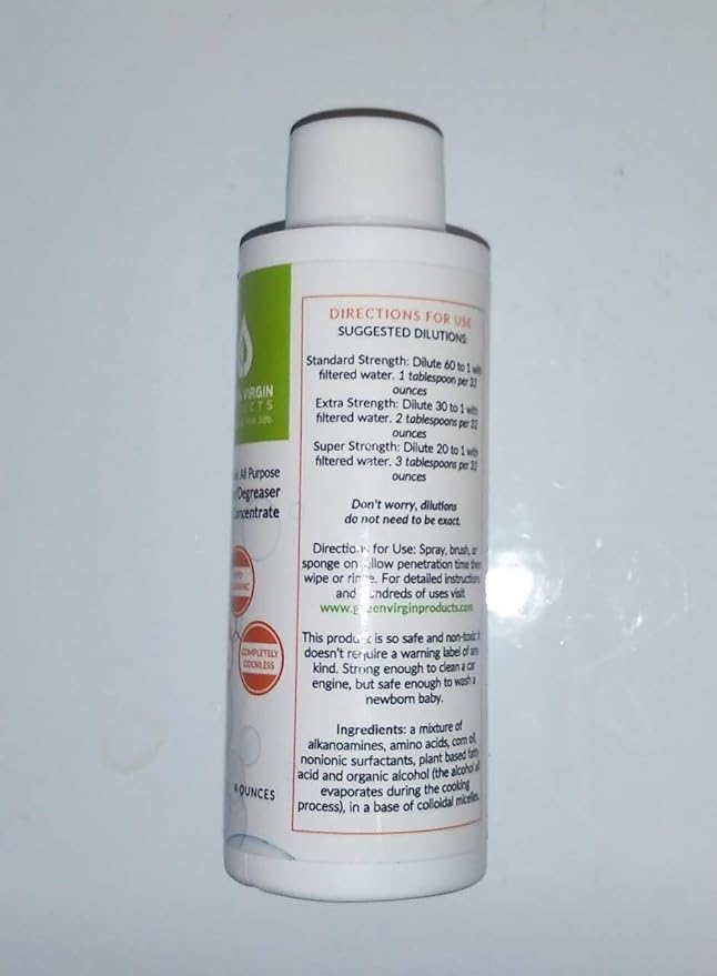 SAFE Super Concentrated, Totally Non-Toxic, All Purpose Cleaner (4 Ounce)