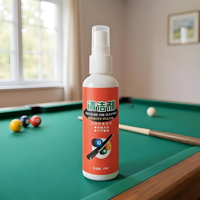 Pool Cue Cleaner | 100ml Deep Scratch Remover - Portable Pool Cue Cleaner for Billiards | for Players Enthusiasts Beginners Home Club Daily Travel Party