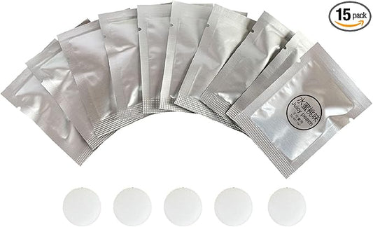15 Pack Car Air Vent Clip Freshener Refills Solid Fragrance Replacement Pads, Long Lasting Air Freshener for Car Accessories for Women Men (Peach)