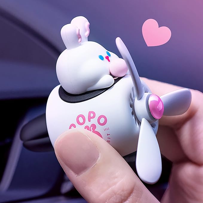 10 Pcs Car Air Fresheners Refills Solid Fragrance Replacement Pads Car Air Vent Clip Freshener Long Lasting Air Freshener for Car (Jasmine Flavor)