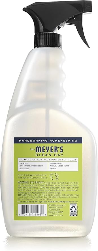 Mrs. MEYER'S CLEAN DAY Tub and Tile Cleaner, Lemon Verbena, 33 Fluid Ounce (Pack of 3)