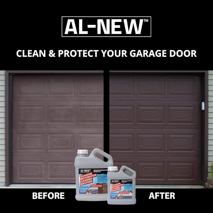 AL-NEW Aluminum Restoration Cleaning Solution Kit | Clean & Restore Patio Furniture, Stainless Steel, & Other Household Metal Surfaces (16 oz. Kit)