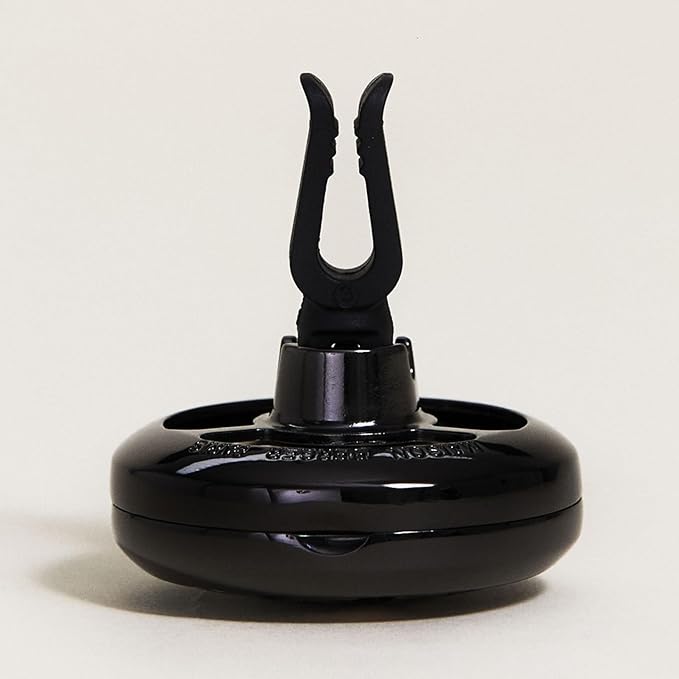 MAISON BERGER Luxury Car Air Freshener Vent Clip – Refillable Scent Diffuser for Car Vents, French-Made, Adjustable Fragrance (No Pods/Refills Included, 1.75” Diameter) - Gun Metal Finish