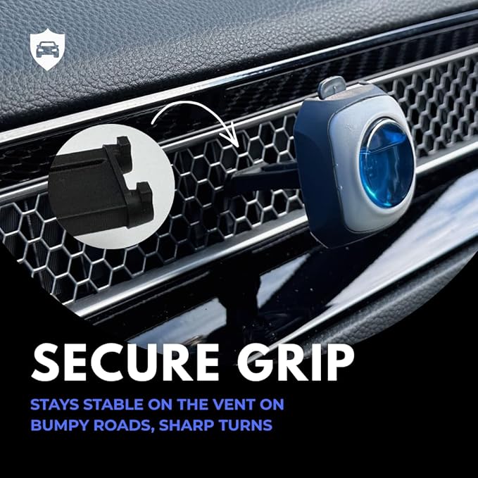 Air Jungles New Car Scent Car Air Freshener Vent Clip 6 Ct with 2 Adapter for Honda Civic, CRV, ZRV, HRV, Integra, Long Lasting Up to 180 Days, Natural Essential Oil Car Fragrance Odor Eliminator