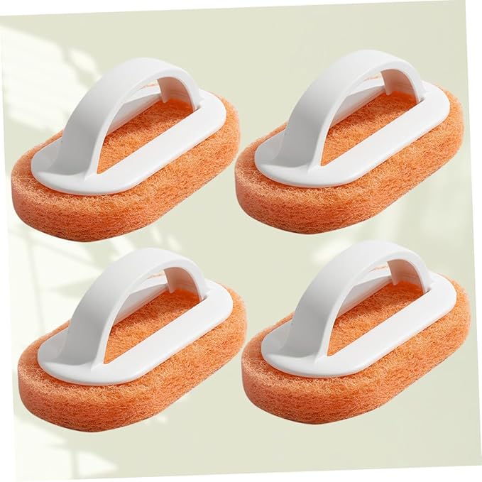 8pcs Bathtub Cleaner Brush Kitchen Accessory Soft Cleaning Pads Tile and Grout Cleaner Multi-Purpose Scrub Brush