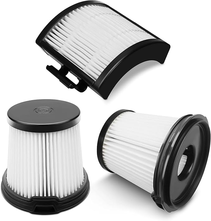 3 Pack IW3511 IW1120 HEPA Filters Replacement Parts For Shark Detect Pro Lightweight Cordless Stick Vacuum Cleaner. For Shark Detect Pro Auto-Empty System PowerFins Brushroll Portable Handheld 2-In-1.