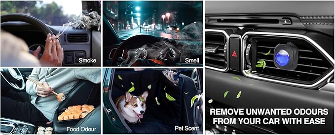 Car Air Freshener (Ocean) Natural Car Air Freshener, Essential Oil Diffuser, Car Scent Lasting Over 180 Days 6 Packs
