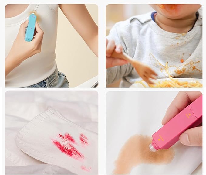 Stain Pen For Clothes, Portable Stain Remover Pen, Instant Double-Ended Spot Cleaner Fabric Cleaning Sticks For Clothing Bleaching