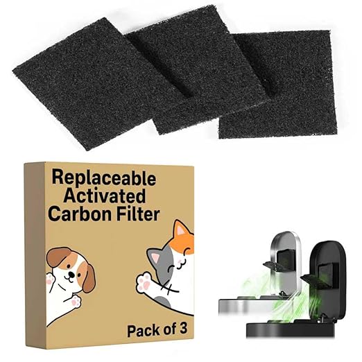 3-Pack Trash Can Odor Filter Refills, Carbon Filters Dog Poop Trash Can, Activated Charcoal Odor Absorber for Pet Waste & Kitchen Trash Cans