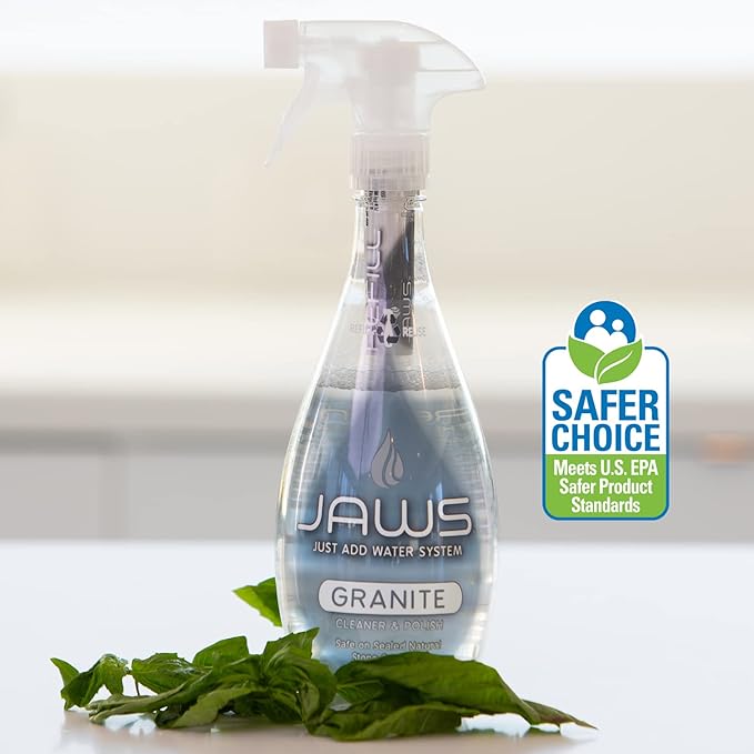JAWS Granite Cleaner & Polish Refill Pack. Includes 2 Refill Pods. Refillable Cleaning Supplies.