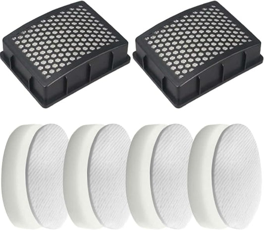 K4010 Bagless Upright Vacuum Replacement Kit for Kenmore Upright Cleaner Models# DU2015 DU2012 (2 HEPA Filter + 4 Foam Filter + 4 Felt Filter)