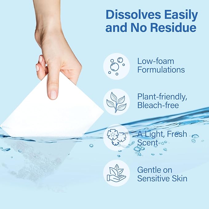 200-loads Eco Laundry Detergent Sheets - Fresh Scent - for Home/Travel/Apartment/Dorm - Gileooparl Plastic Free Liquidless Laundry Detergent Strips - 200 Count