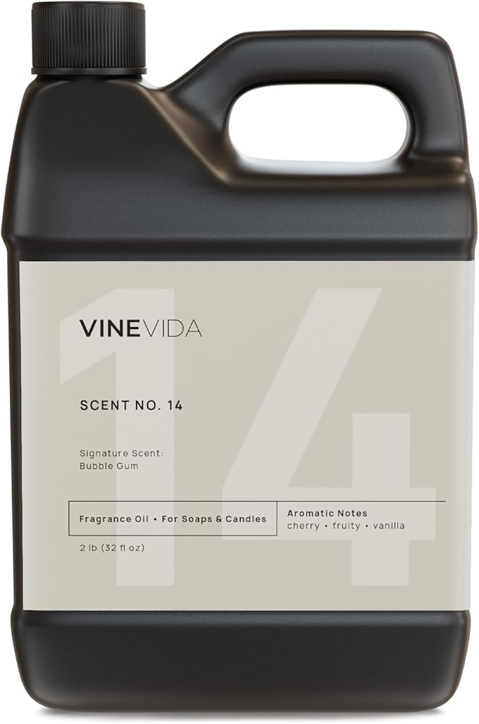 VINEVIDA [32oz] Bubble Gum Fragrance Oil for Candle Making and Soap Making - Premium Candle Scents for Soy Candles