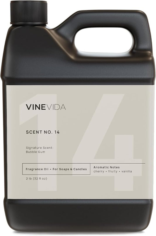 VINEVIDA [32oz] Bubble Gum Fragrance Oil for Candle Making and Soap Making - Premium Candle Scents for Soy Candles