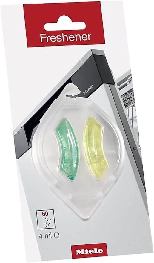 Miele Original GP FR G 0042 L Dishwasher Freshener, Lime & Green Tea Scent, Neutralizes Odors for Up to 60 Rinse Cycles, 0.14 oz – 10118510