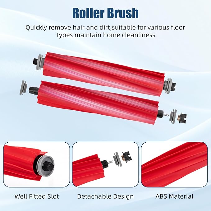 28 Pack Accessories Compatible with Roborock Qrevo S/Qrevo Pro/Qrevo Plus/Qrevo-Maxv Vacuum Robot,Parts Include:Main Brush,Side Brush,Hepa Filter,Mop Cloth,Dust Bag,Cleaning Brush&Screwdrive