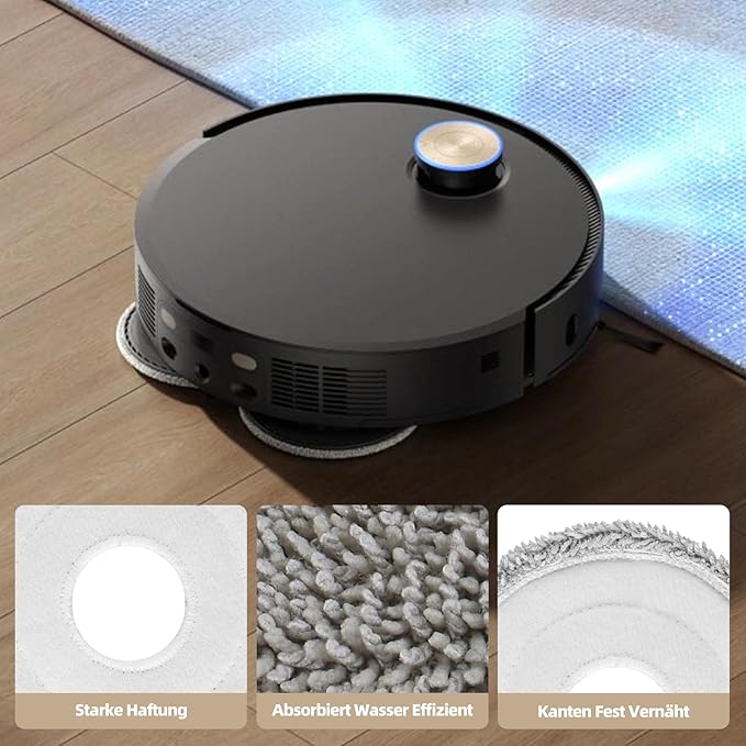 26 Pack Accessories for Dreame X50 Ultra Complete /X50 Master /L40s Pro Ultra /L50 Ultra/Mova V50 Vacuum Robot, 2 Main Brush 6 Mop Pads 6 Dust Bags 6 Sidebrush 4 Filter 1 Cleaning Brush 1 Screwdriver