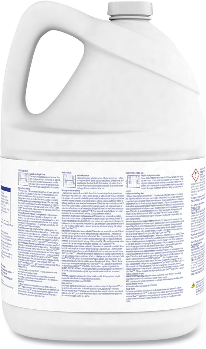 Diversey 94512767 Wiwax Cleaning & Maintenance Emulsion Liquid 1 gal Bottle 4/Carton