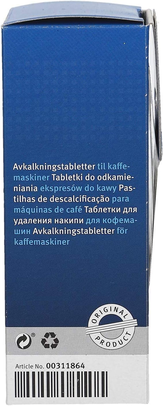 Bosch Original Tassimo Descaling Tablets (1 Box of 6 Tablets) c/w