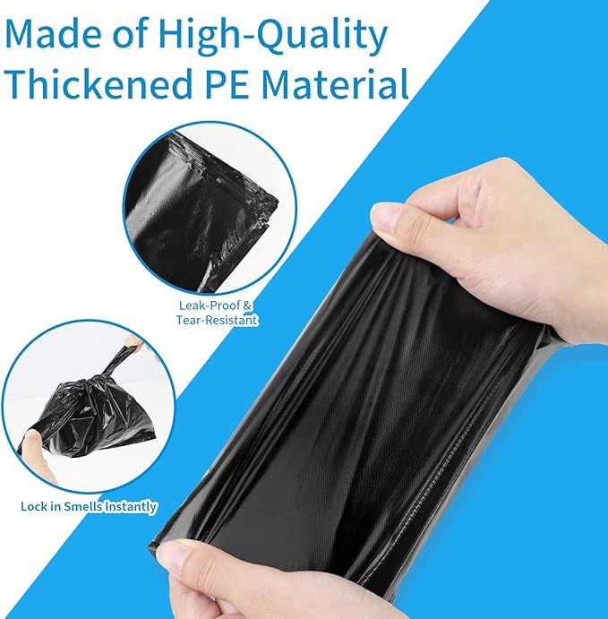 Sanitary Napkin Disposal Bags, Women Personal Disposable Bags Sanitary Waste Bags with Handles for Feminine Products Hygiene Period Pods Tampon Diapers Menstrual Incontinence Storage Bag 400Pcs Black